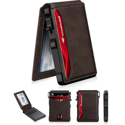 ⚡70K+Minimalist Pop-Up Leather Wallet for Men
