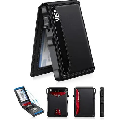 ⚡70K+Minimalist Pop-Up Leather Wallet for Men