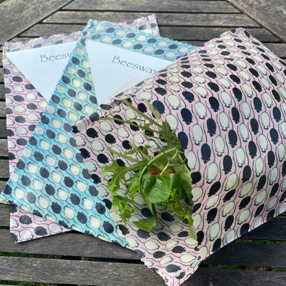 Beeswax Baggie -Salad size (25 x 25 cm)