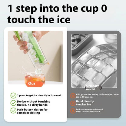 Ultimate Ice Cube Maker with Convenient Storage Box