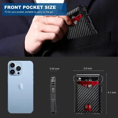 ⚡70K+Minimalist Pop-Up Leather Wallet for Men
